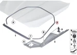 Genuine Bmw Engine Hood Perimeter Rubber Seal Weatherstrip F10 F11. Fixed Price $59.95.