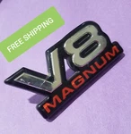 BIN32 Used Dodge V8 Magnum 3.5 Inch Emblem 55076570 Pins Intact. Fixed Price $16.99.