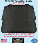 New Rem 1976-1979 Cadillac Seville Hood Insulation Pad 1/2" Thick Stock. Fixed Price $124.99.