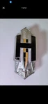 1931 1932 Hupmobile Radiator Emblem Badge Cloisonne 1938 1939 Hupp Nos. Fixed Price $100.00.
