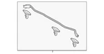 Genuine Mazda Rear Weather-strip GBFN-56-760. Fixed Price $46.10.