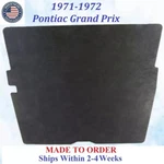 New 1971-1972 Pontiac Grand Prix Hood Insulation Gray/black Rem #GPX-HIN-045. Fixed Price $84.99.