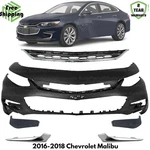 Front Bumper Cover Fascia & Grille Assembly For 2016-2018 Chevrolet Malibu. Fixed Price $255.42.