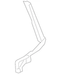 Genuine Audi Hood Hinge 4G8-823-302-E. Fixed Price $119.17.