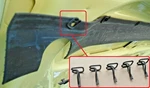 (12PC) Vintage Nos Hood Seal Clips! For Mopar Nash Hudson Studebaker Packard Etc. Fixed Price $38.00.