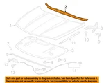 Gm Oem 19-23 XT4 Hood Components-filler Panel 84518373. Fixed Price $34.35.