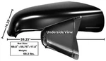 1947-55 Chevrolet Pickup Hood Seamless W/ Piece New. Fixed Price $603.50.