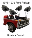 1976 1977 1978 1979 Ford Pickup Truck Hood Bumper Kit Rubber Stops. Fixed Price $9.88.