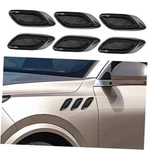 6PCS Car Exterior Hood Side Door Air Vent Cover, Glossy Auto Fenders Trim Black. Fixed Price $11.74.