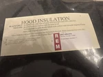 1965 Dodge Dart Hood Insulation Pad. Fixed Price $35.00.