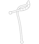 Genuine Volkswagen Release Cable 5C6-823-535. Fixed Price $60.97.