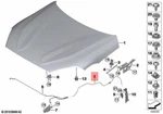 Genuine Bmw Z4 G29 20I 30I M40I Bowden Cable Bonnet Catch 51237435522. Fixed Price $29.02.