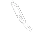 Genuine Audi Hinge Cover 8U0-823-630. Fixed Price $7.90.