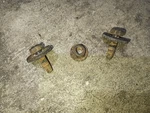 2001-2007 Ford Escape Mercury Mariner Hood Latch Mechanism Mounting Bolts + Nut. Fixed Price $21.00.