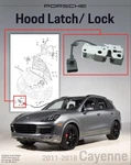 Genuine Porsche Cayenne Hood Lock (11-18) Oem 95851150902. Fixed Price $89.59.