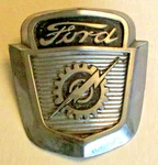 Vtg Ford Hood Emblem 1956 Truck Front Grill Badge No BAAA-16637-A. Fixed Price $46.89.