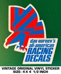 Dan Gurney All-american Racing Vintage Original Vinyl Decal Sticker Scca. Fixed Price $7.91.