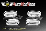 97-03 Ford F-150 Chrome 4 Door Handle Covers Psg Keyhole W/o Keypad. Fixed Price $19.47.