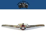New Old Stock Hood Base & Medallion For 1949 Plymouth #1299361 #1299362. Fixed Price $625.00.