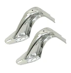 Empi Chrome Rear Deck Lid Hinge Mounts For Vw Beetle - Pair 8662. Fixed Price $39.77.