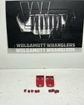 Flame Red PR4 Left & Right Hood Hinge Pair W/ Bolts 97-06 Jeep Tj Wrangler Oem. Fixed Price $34.32.
