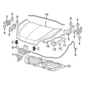 For Ram Promaster City 2015-2022 68162947AA Front Hood Stop Buffer. Fixed Price $25.61.