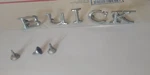 1964 1965 Buick Skylark Letters Hood Emblem Ornament Oem Used Broken Off Pins. Fixed Price $143.99.