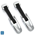 2003-2006 Hummer Chrome Hood Latch Set Gm 12499435 15798164. Fixed Price $198.99.