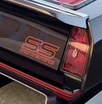 Chevy Monte Mino Ss Vinyl Doors Trunk Bumper Decals Kit New 3PC Set Letters Only. Fixed Price $89.99.
