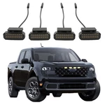 4PCS/SET Front Bumper Grill Hood Led Drl Amber Running Lights Ford Maverick. Fixed Price $49.02.
