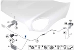Mini R60 Countryman R61 Paceman Hood Release Bowden Cable Front Genuine 9801597. Fixed Price $33.62.