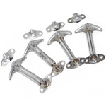 Bonnet Hood Clip Latch Set Of 4 Chrome Jeeps Wrangler Willys Ford. Fixed Price $28.89.