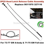 Hood Latch Release Cable Assembly For 1973-1977 Gm A-body 9611970 327116. Fixed Price $72.19.