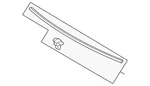 Genuine Mitsubishi Rear Weather-strip 5902A162. Fixed Price $74.32.