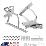 Billet Hood Hinge Kit Pair Left And Right Side Ford Mustang 1971-1973 Silver. Fixed Price $170.99.