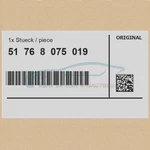 Genuine Bmw 51768075019 -. Fixed Price $107.68.