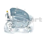 Genuine New Bonnet Hood Hinge Left Vw Passat B7 2011-2015 3AA823301 Vag Oem. Fixed Price $68.25.