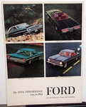 1964 Ford Falcon Thunderbird Fairlane Total Performance Sales Brochure Rev 12/63. Fixed Price $15.05.
