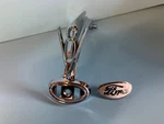 1935 Ford Car Grille Ornament Coupe Sedan Roadster With White Emblem Bob Drake. Fixed Price $149.95.