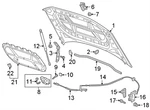 Vw/audi/porsche 3CN823186A121 Hood Safety Catch.. Fixed Price $87.16.