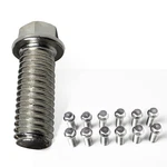 Header Bolts Chrome Set 12, 3/8-16 Chevy Ford Mopar V8 Engines. Fixed Price $21.99.