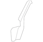 Genuine Ford Hood Hinge 6L5Z-16796-A. Fixed Price $25.38.