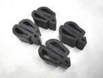 67 68 69 70 71 72 Ford Galaxie Hood Bumpers (4) New *. Fixed Price $7.95.