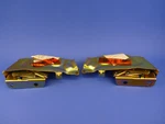 Alfa Romeo Nos Milano 75 Hood Hinge Pair 60526610 60526611. Fixed Price $115.00.