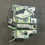 A1268800860 Mercedes W126 Engine Hood Lock Catch Lower Right Part Genuine New. Fixed Price $440.00.