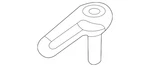 Genuine Volkswagen Release Lever 3CM-823-661-A-9B9. Fixed Price $14.05.