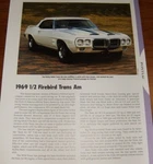 1969 Pontiac Firebird Trans Am Specs Info Photo WS4 Ta T/a 68 67 Convertible. Fixed Price $5.99.