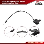 New Black Hood Lock Release Handle Cable For 68143167AB 2014-2018 Jeep Cherokee. Fixed Price $15.47.