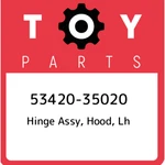 53420-35020 Toyota Hinge Assy, Hood, Lh 5342035020, New Genuine Oem Part. Fixed Price $40.75.