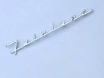1957 Ford Fairlane Chrome Script The Hood Lower Panel New *. Fixed Price $37.95.